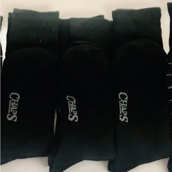 New Chaps Fashion Dress Crew Socks 5 Pairs size 9-11 - Picture 15 of 16